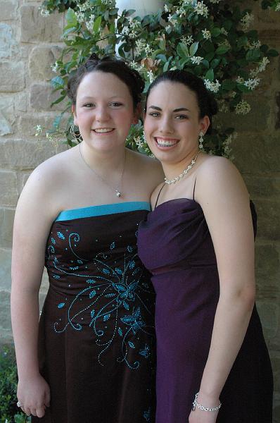 Choir banquet 004.jpg - 2005 - Colleyville HS Choir Banquet - Stephanie & Alana